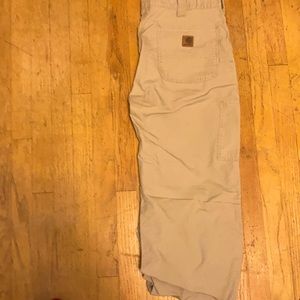 Carhartt Size 34x34 Beige Tan Cargo Pants